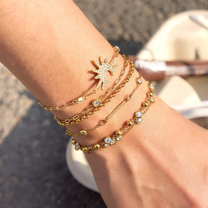 Celestial Charm Zircon Bracelets suppliers