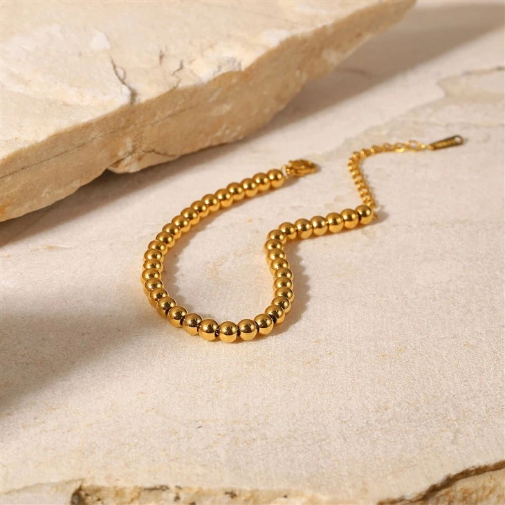 Gold Stainless Steel Bead Chain