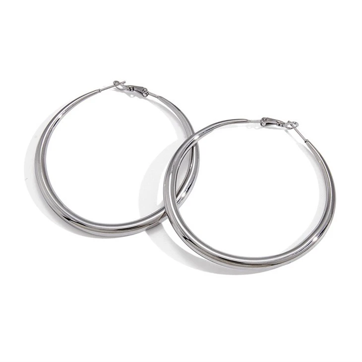 Minimal Plain Hoop Earrings manufacturers