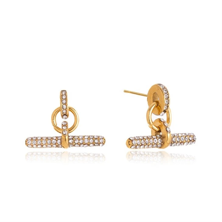 Shining Circle Toggle Earrings price